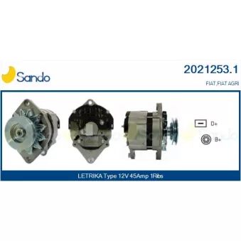 Alternateur SANDO 2021253.1