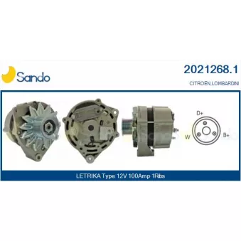 Alternateur SANDO 2021268.1