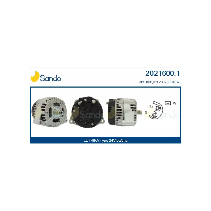 Alternateur SANDO 2021600.1