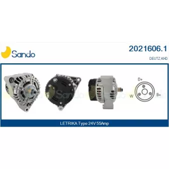Alternateur SANDO 2021606.1
