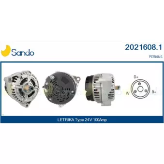 Alternateur SANDO 2021608.1