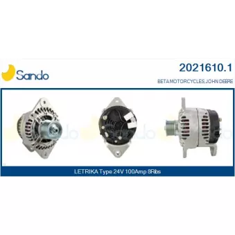 Alternateur SANDO 2021610.1