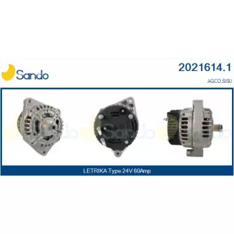 Alternateur SANDO 2021614.1
