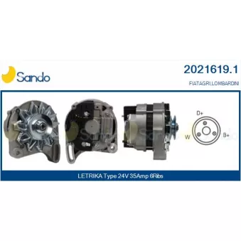 Alternateur SANDO 2021619.1