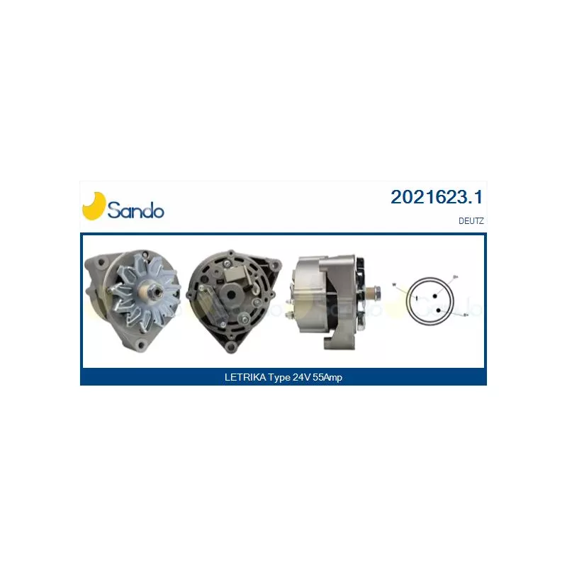 Alternateur SANDO 2021623.1