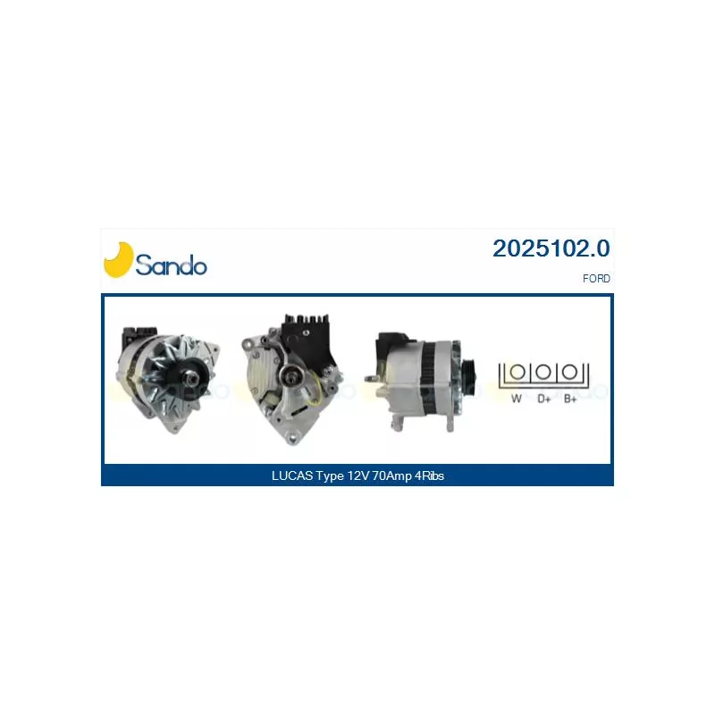 Alternateur SANDO 2025102.0