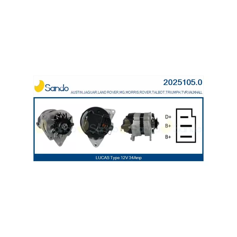 Alternateur SANDO 2025105.0