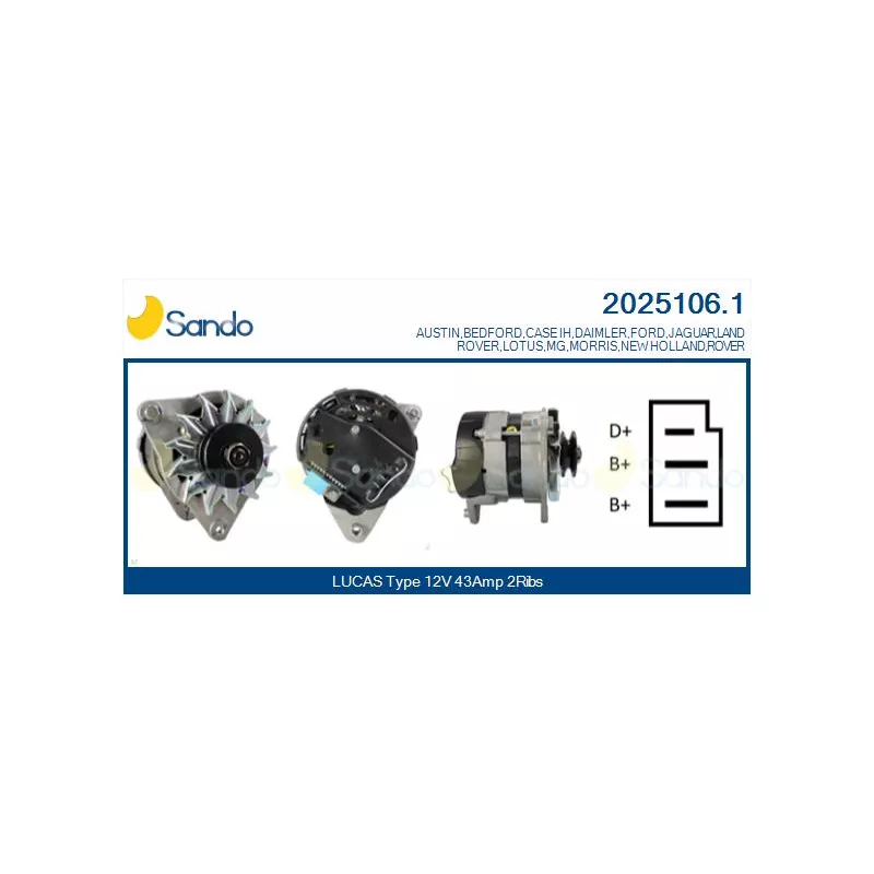 Alternateur SANDO 2025106.1