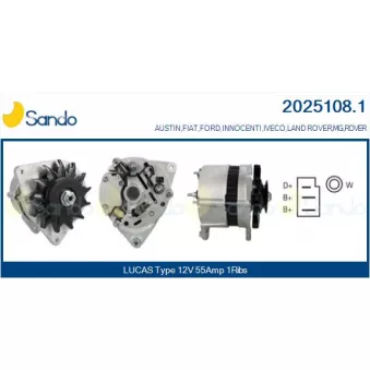 Alternateur SANDO 2025108.1