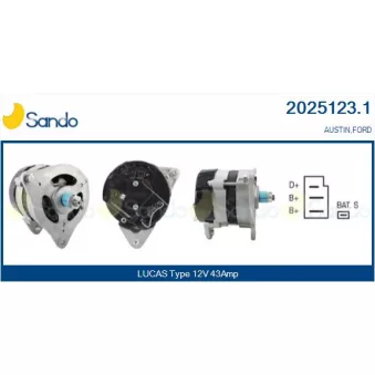 Alternateur SANDO 2025123.1