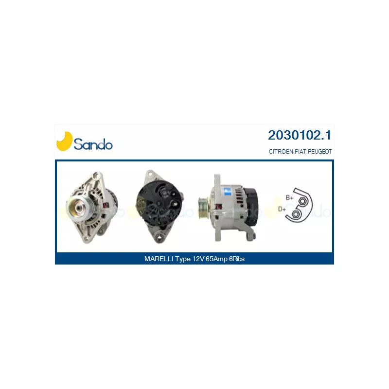 Alternateur SANDO 2030102.1