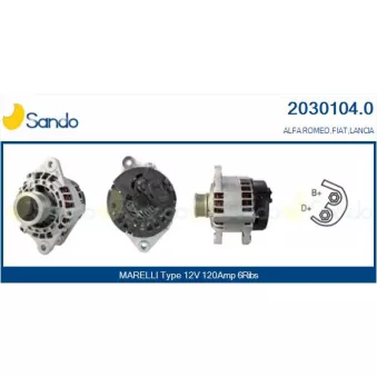 Alternateur SANDO 2030104.0