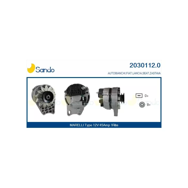 Alternateur SANDO 2030112.0