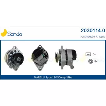 Alternateur SANDO 2030114.0