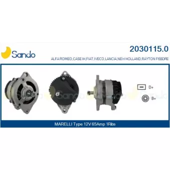 Alternateur SANDO 2030115.0