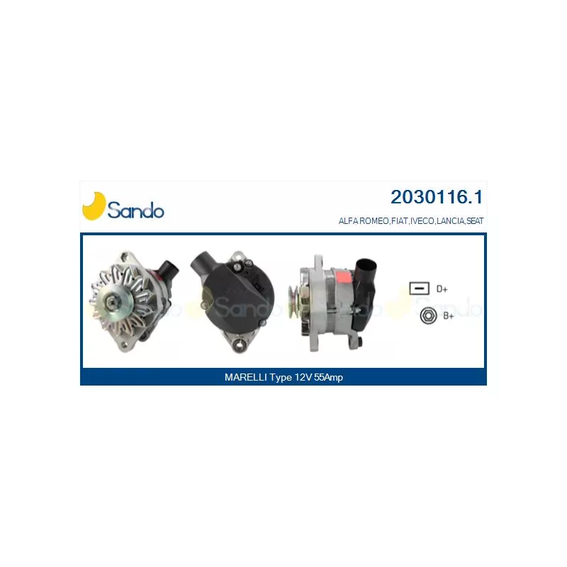 Alternateur SANDO 2030116.1