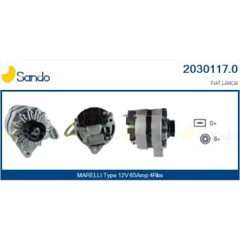 Alternateur SANDO 2030117.0