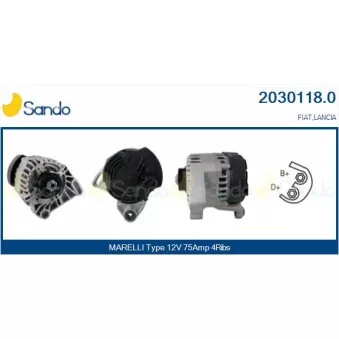 Alternateur SANDO 2030118.0