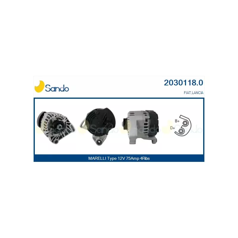 Alternateur SANDO 2030118.0