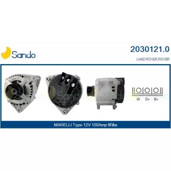 Alternateur SANDO 2030121.0