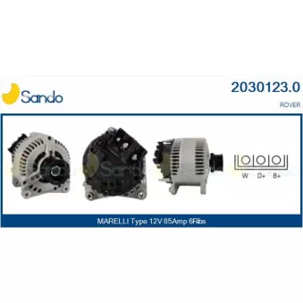 Alternateur SANDO 2030123.0