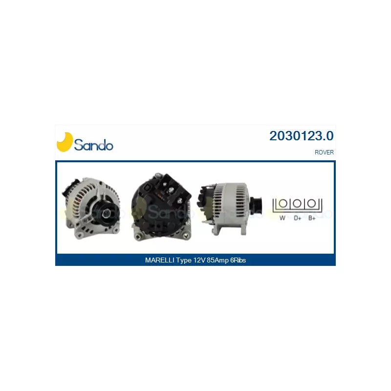 Alternateur SANDO 2030123.0
