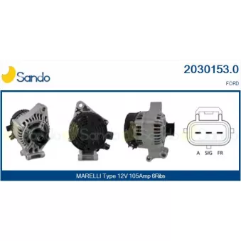 Alternateur SANDO 2030153.0
