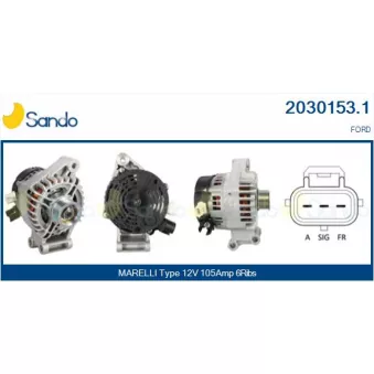 Alternateur SANDO 2030153.1