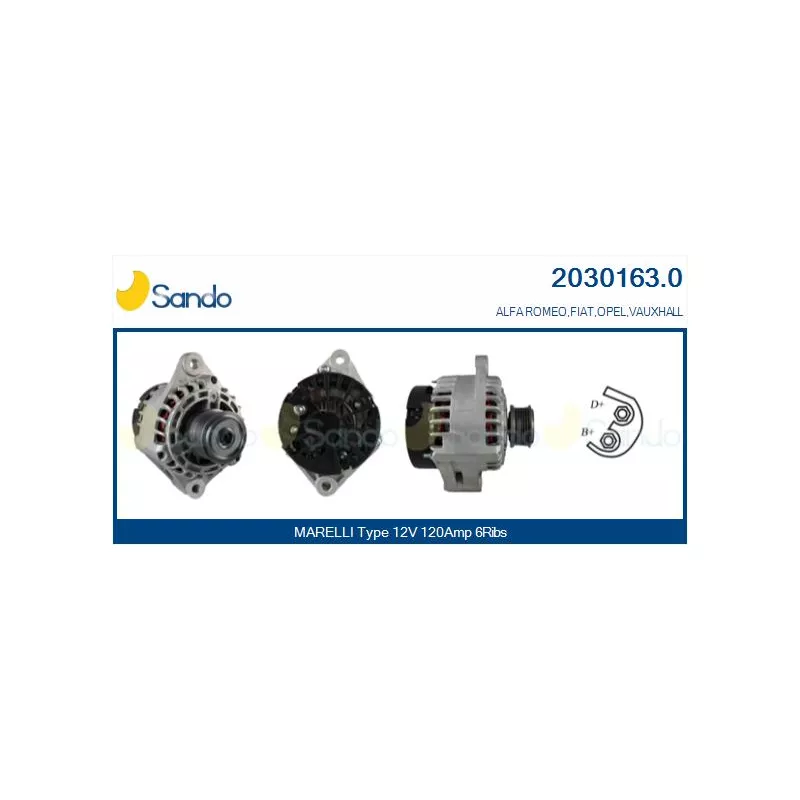 Alternateur SANDO 2030163.0
