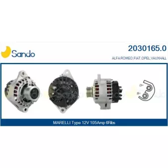 Alternateur SANDO 2030165.0