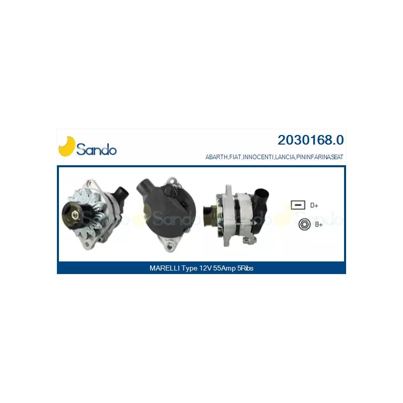 Alternateur SANDO 2030168.0