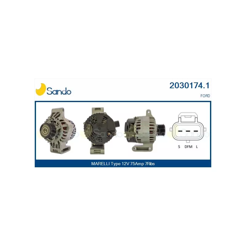 Alternateur SANDO 2030174.1