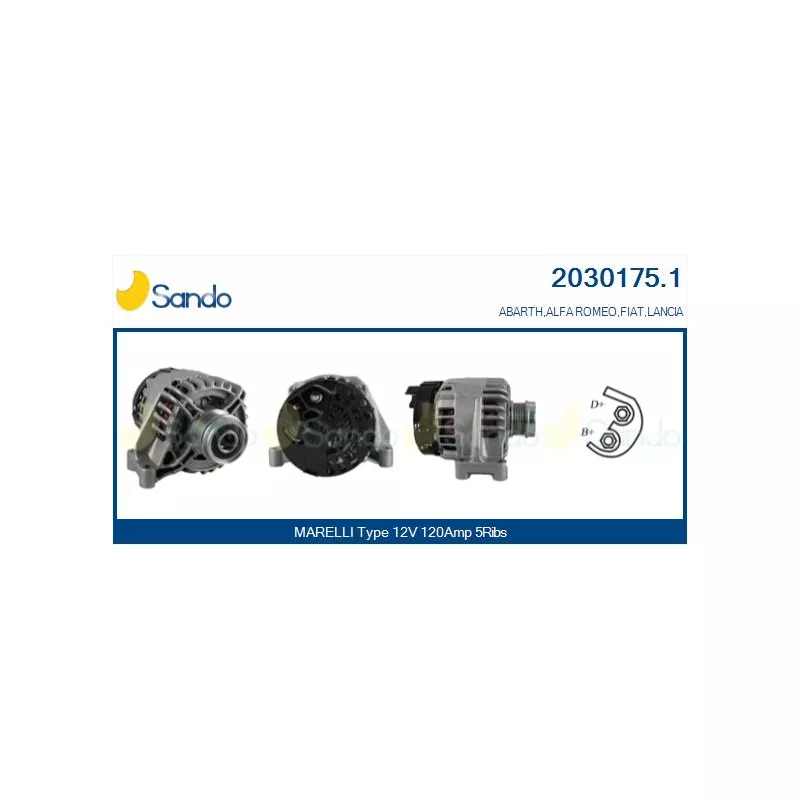 Alternateur SANDO 2030175.1