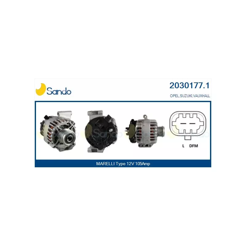 Alternateur SANDO 2030177.1
