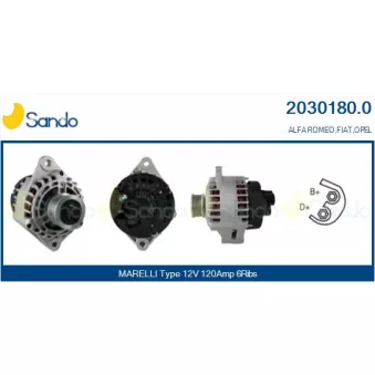 Alternateur SANDO 2030180.0