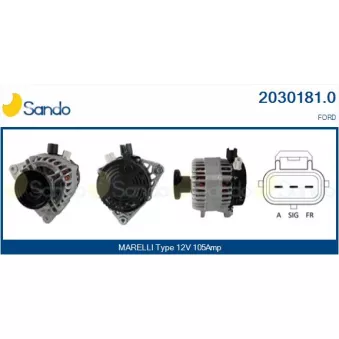 Alternateur SANDO 2030181.0