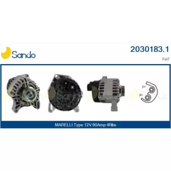 Alternateur SANDO 2030183.1