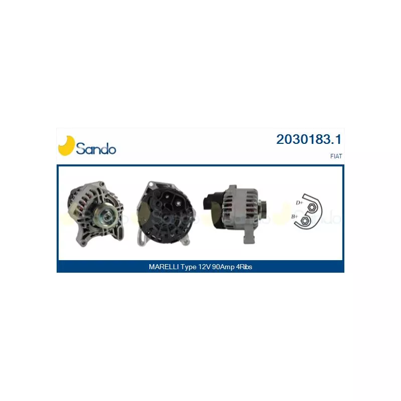 Alternateur SANDO 2030183.1