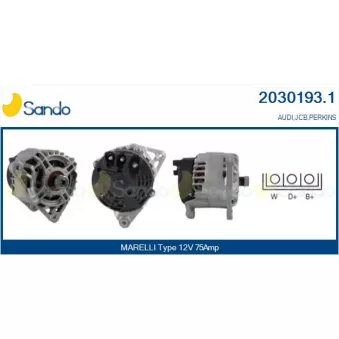 Alternateur SANDO 2030193.1