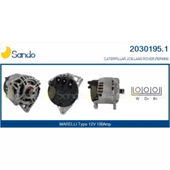 Alternateur SANDO 2030195.1