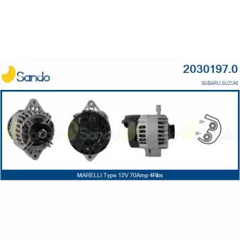 Alternateur SANDO 2030197.0