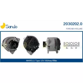 Alternateur SANDO 2030202.0