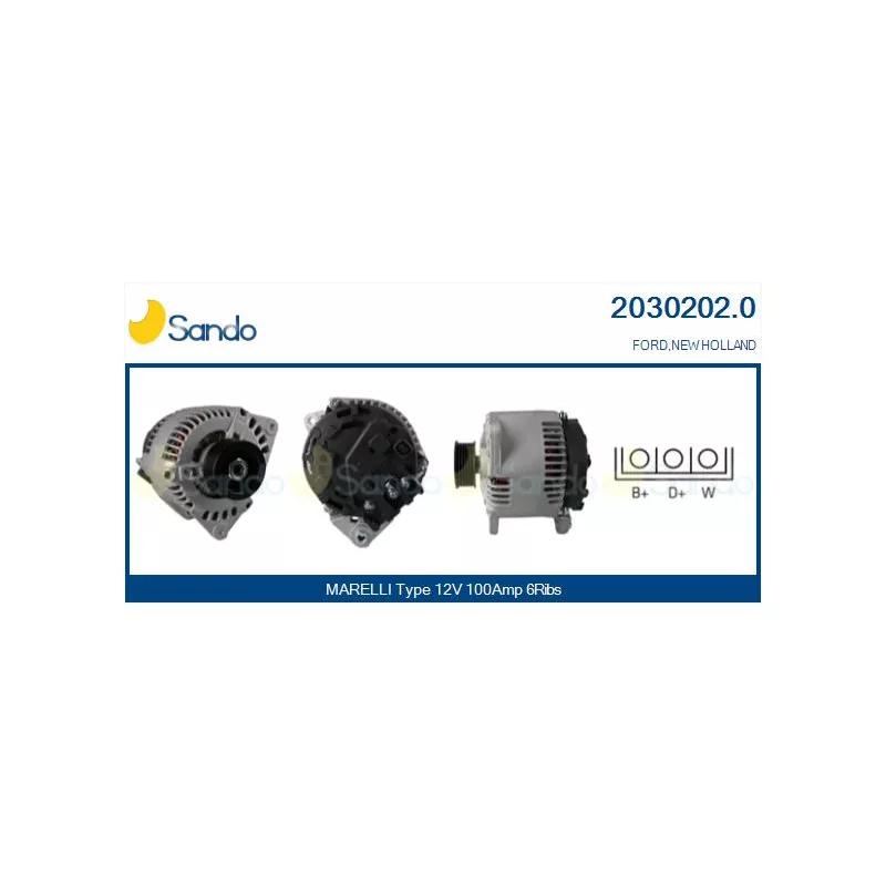 Alternateur SANDO 2030202.0