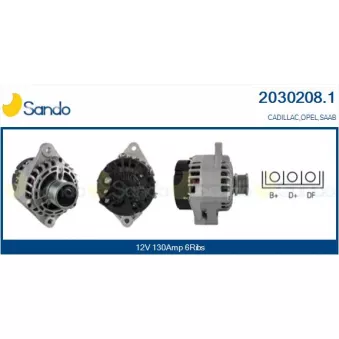 Alternateur SANDO 2030208.1