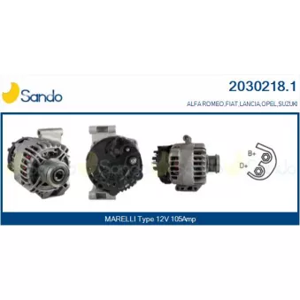 Alternateur SANDO 2030218.1