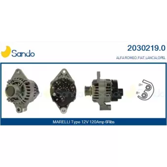 Alternateur SANDO 2030219.0