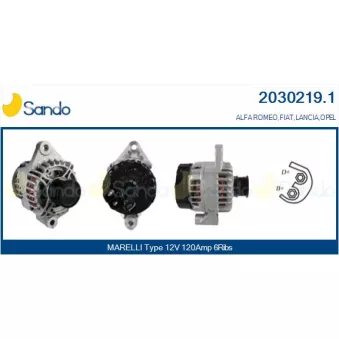 Alternateur SANDO 2030219.1