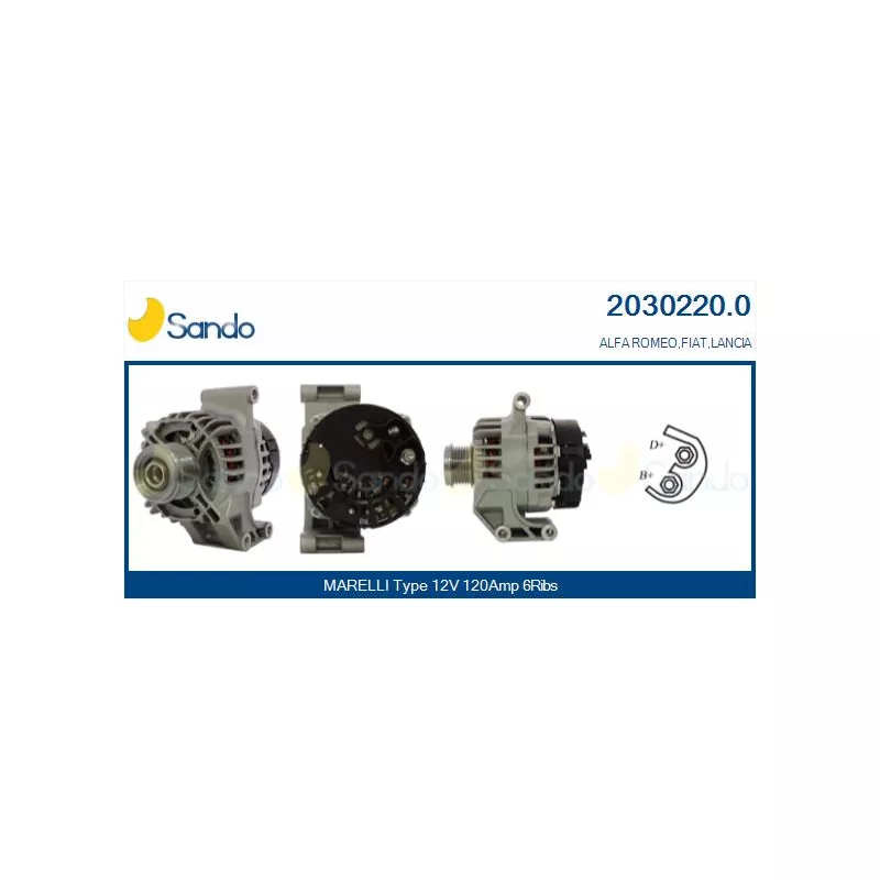 Alternateur SANDO 2030220.0