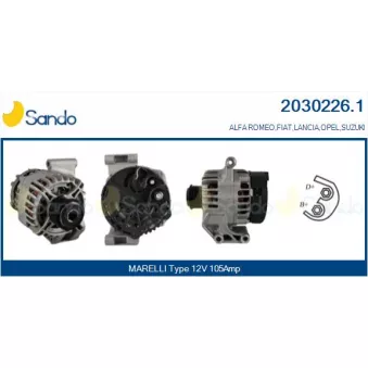 Alternateur SANDO 2030226.1