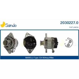Alternateur SANDO 2030227.0